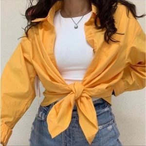 Aritzia relaxed button up